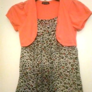 George Toddler Girl's Leopard Print Dress.